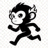 悟空体育官方网 - WUKONG SPORT 品牌标志，绿色与金色交织的动感悟空剪影